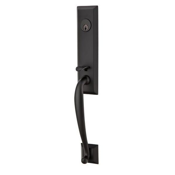 Flat Black Handleset F133351BLUS19LH234, Emtek, Mfr#: F133351BLUS19LH234